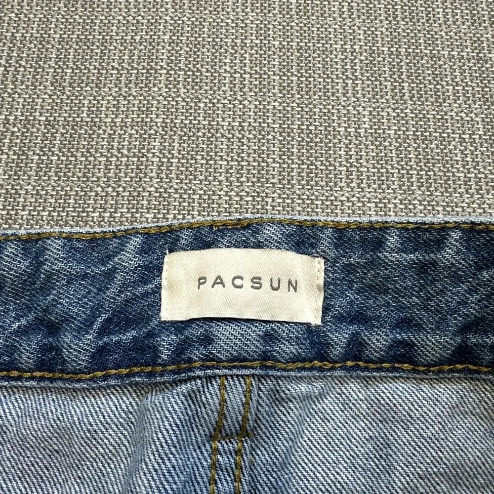 PacSun Y2K Baggy Wide Leg Jeans‎ size 28 Low Rise Skater Indie Distressed